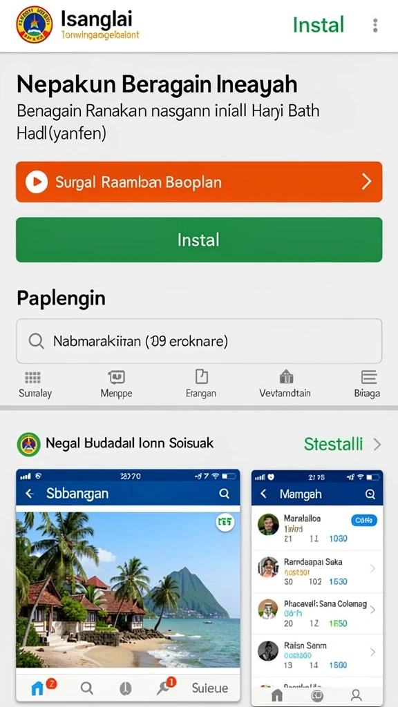 cinasipit - Tampilan grafis yang menarik dan modern.