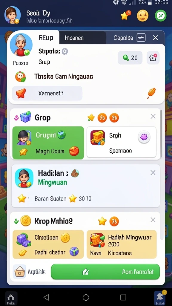 danavip - Tampilan antarmuka yang modern dan ramah pengguna.