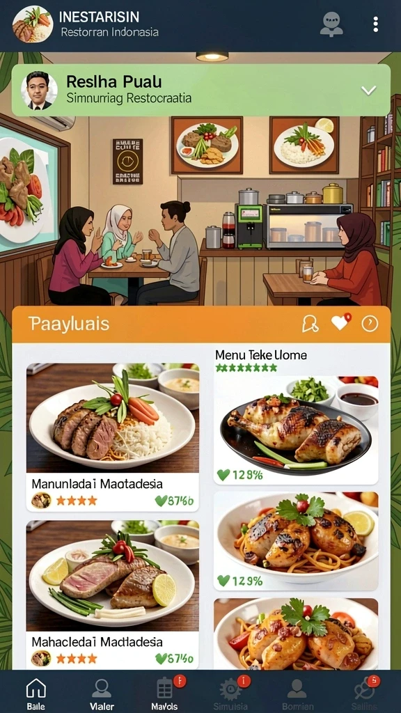 migaspin - Fitur sosial untuk berbagi pencapaian.