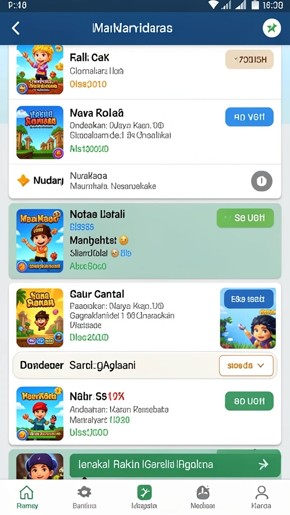 nex288 - Pengaturan dan pilihan karakter yang beragam.