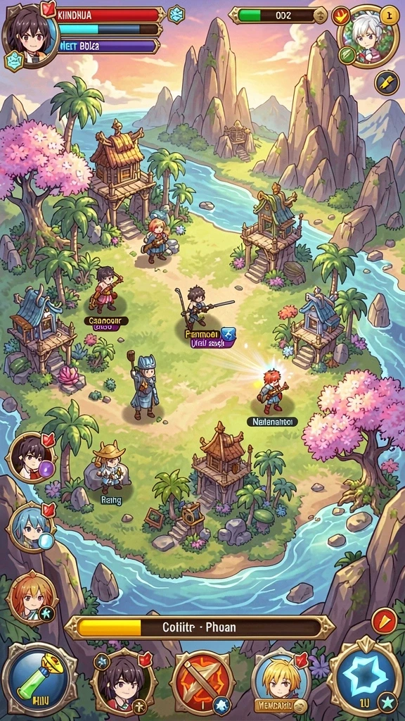 vm108 - Tangkapan layar kedua menampilkan salah satu level menantang di dalam game.